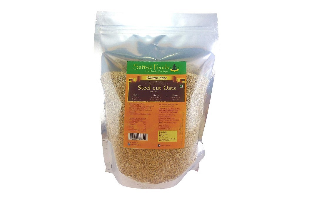 Sattvic foods Steel Cut Oats    Pack  1.5 kilogram